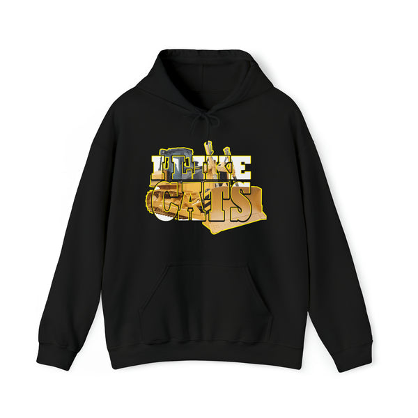 I Like Cats - Hooded Sweatshirt