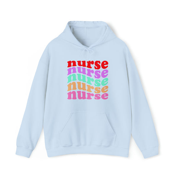 Nurse rainbow - Hooded Sweatshirt