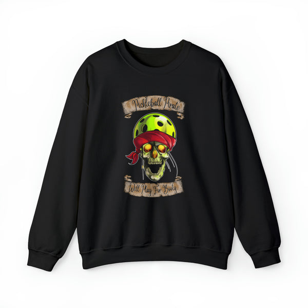 Pickleball Pirate - Crewneck Sweatshirt