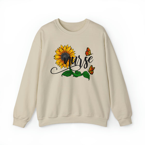 Nurse Sunflower - Crewneck Sweatshirt