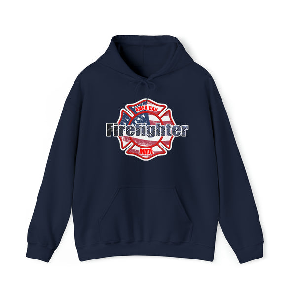 American Made Firefighter - Hooded Sweatshirt