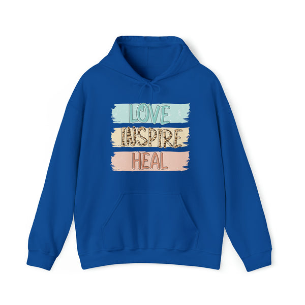 love, inspire, heal - Hooded Sweatshirt