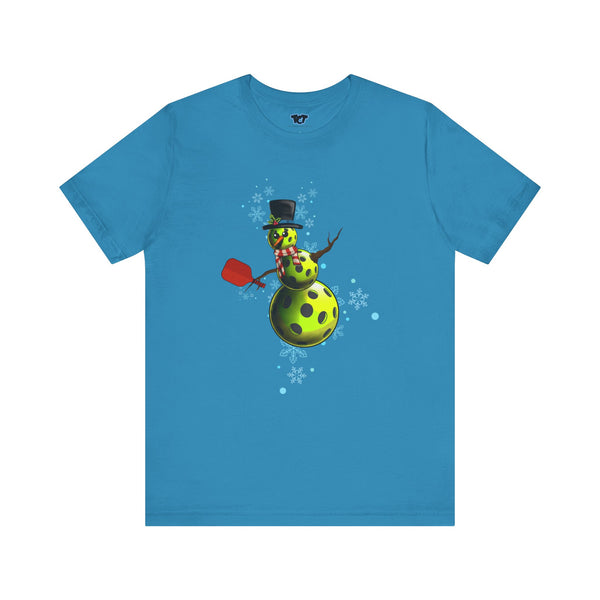 Snowman Pickleball Tee