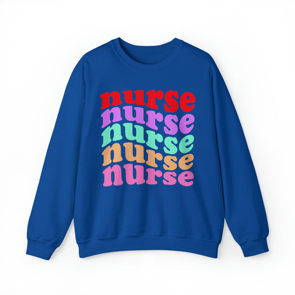 Nurse Rainbow - Crewneck Sweatshirt