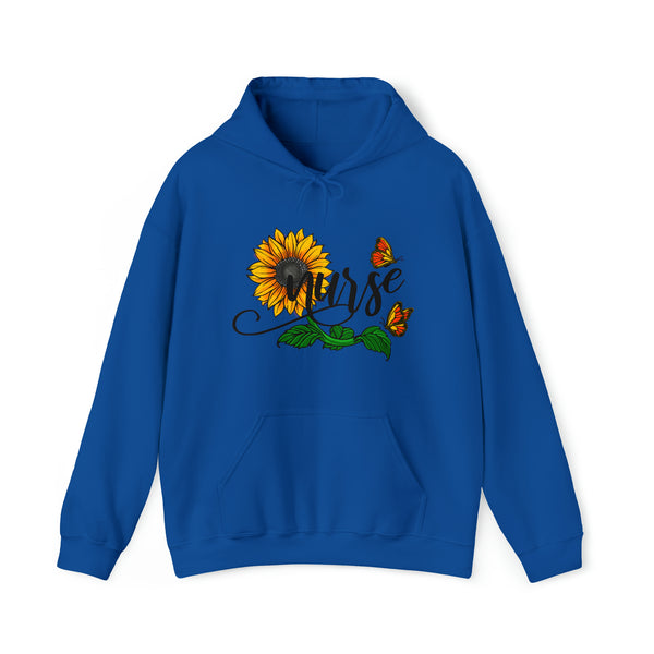 nurse sunflower - Hooded Sweatshirt