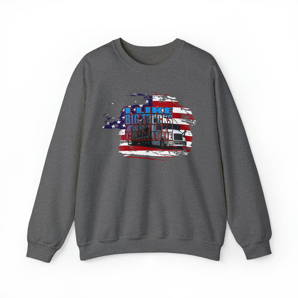 I like big trucks - Crewneck Sweatshirt