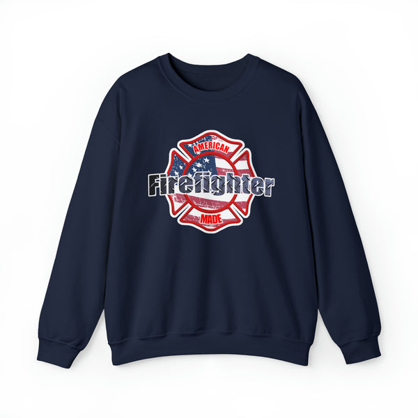 American Made Firefighter - Crewneck Sweatshirt