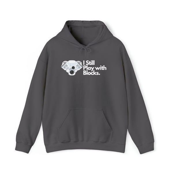 I still play with blocks - Hooded Sweatshirt