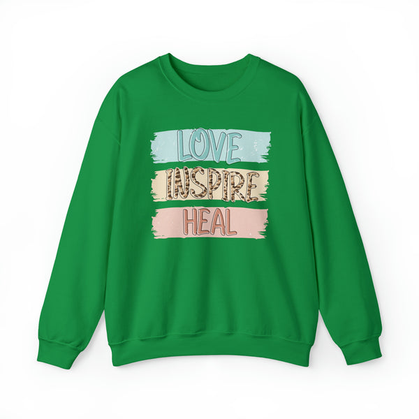 Love Inspire Heal - Crewneck Sweatshirt