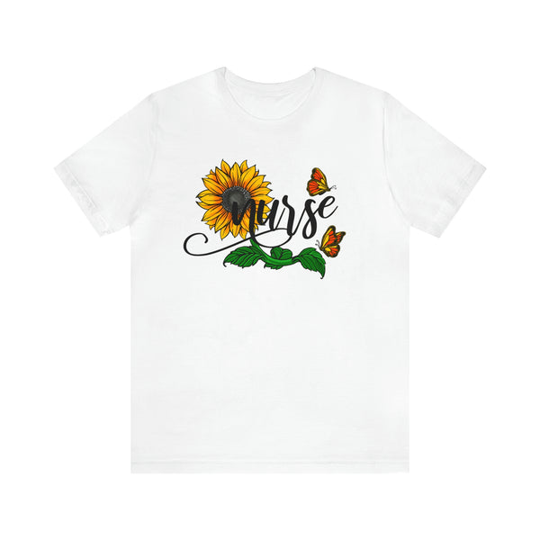 Nurse and Sunflower - Front Print