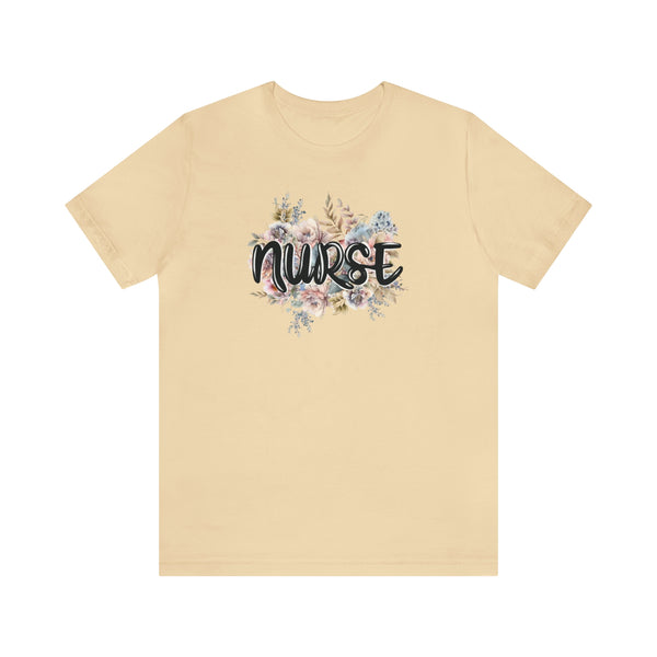 Nurse Floral Print - Front Print